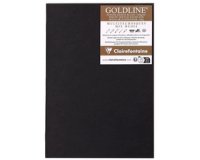 Goldline carnet piqué 20F A4 140g - Noir