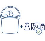 TORK Chiffon sec multi-usage, dans un seau distributeur