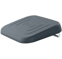 Repose-pieds, réglable en hauteur, gris foncé