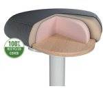 Tabouret assis-debout Ergo Active, assise confort,gris