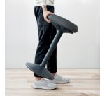 Tabouret assis-debout Ergo Active, assise confort,gris