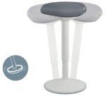 Tabouret assis-debout Ergo Active, assise confort,gris