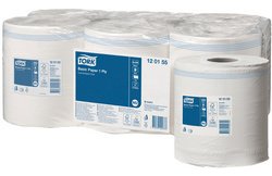 TORK Rouleau nettoyant multi-usage, 1 couche, 300 m, blanc