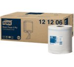 TORK Rouleau nettoyant multi-usage, 1 couche, 300 m, blanc