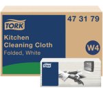 TORK Chiffon de nettoyage pour cuisine, 415 x 355 mm, blanc