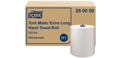TORK Matic Rouleau d'essuie-mains, 1 couche, 280 m, blanc