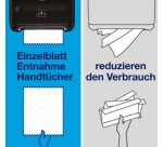 TORK Matic Rouleau d'essuie-mains, 1 couche, 280 m, blanc