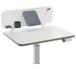 Panneau organiseur de bureau, grand, blanc