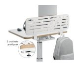 Panneau organiseur de bureau, grand, blanc