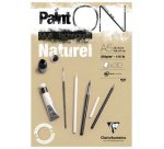 Paint'ON Naturel bloc collé 30F A4 250g
