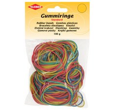 Bracelet caoutchouc, assorti, mélange de tailles