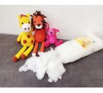 Ouate de rembourrage, blanc cassé, contenu: 1 kg