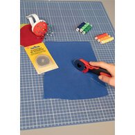 Tapis de coupe, A2, pliable, bleu