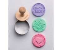 Kit tampon à biscuit 'Cookie Stamp', 5 pièces