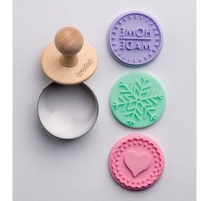 Kit tampon à biscuit 'Cookie Stamp', 5 pièces