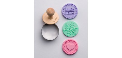 'Cookie Stamp' Biscuit Tamper Kit, 5 pieces