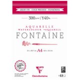 Fontaine bloc collé 2 côtés 12F A3 300g grain fin