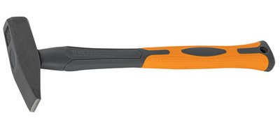 Locksmith's hammer, 100 g, anthracite/orange