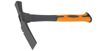 Mason's hammer, 600 g, anthracite/orange
