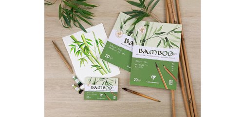 Bamboo bloc collé 1 côté 20F A5 250g