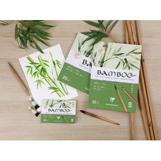 Bloc de papier aquarelle BAMBOO, 250 g/m2, A4