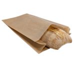 Sachet à soufflet, 160 x 60 x 280 mm, blanc