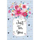 Carte de voeux Goldelicious 'Just for You'