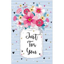 Carte de voeux Goldelicious 'Just for You'
