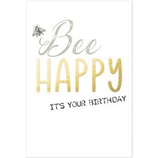 Carte d'anniversaire Bee yourself 'Abeille'
