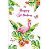 Carte d'anniversaire Wish and Bloom 'Flamant rose'
