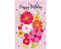 Carte d'anniversaire Goldelicious 'Bouquet'