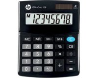 hp Calculatrice de bureau 'OfficeCalc 108', noir