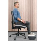 Coussin d'assise confort Breyta, noir