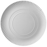 Assiette en carton 'pure', rond, diamètre: 320 mm