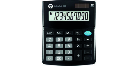 Calculatrice de bureau 'OfficeCalc 110', noir