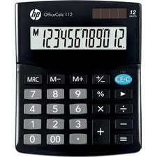 hp Calculatrice de bureau 'OfficeCalc 112', noir