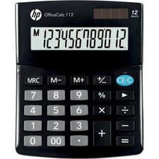 Calculatrice de bureau 'OfficeCalc 112', noir