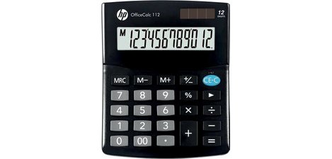 Calculatrice de bureau 'OfficeCalc 112', noir