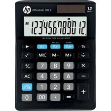 hp Calculatrice de bureau 'OfficeCalc 100 II', noir