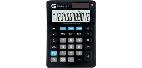 hp Calculatrice de bureau 'OfficeCalc 100 II', noir