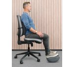 Coussin de dossier confort Breyta, noir