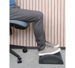 Repose-pieds Breyta, avec fonction bascule, noir