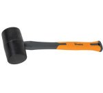Maillet en caoutchouc, 450 g, anthracite/orange