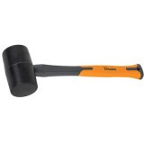 Maillet en caoutchouc, 450 g, anthracite/orange