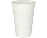 Gobelet isotherme en plastique , 0,25 l, blanc