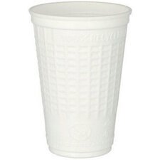 Gobelet isotherme en plastique , 0,25 l, blanc