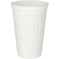 Gobelet isotherme en plastique , 0,25 l, blanc