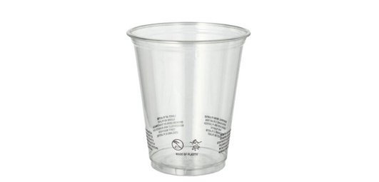 Plastic cup, PET, 0.3 l, transparent