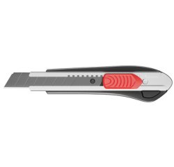 Cutter HP-101.18, mes: 18 mm, zwart-zilver
