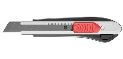 Cutter HP-101.18, Klinge: 18 mm, schwarz-silber